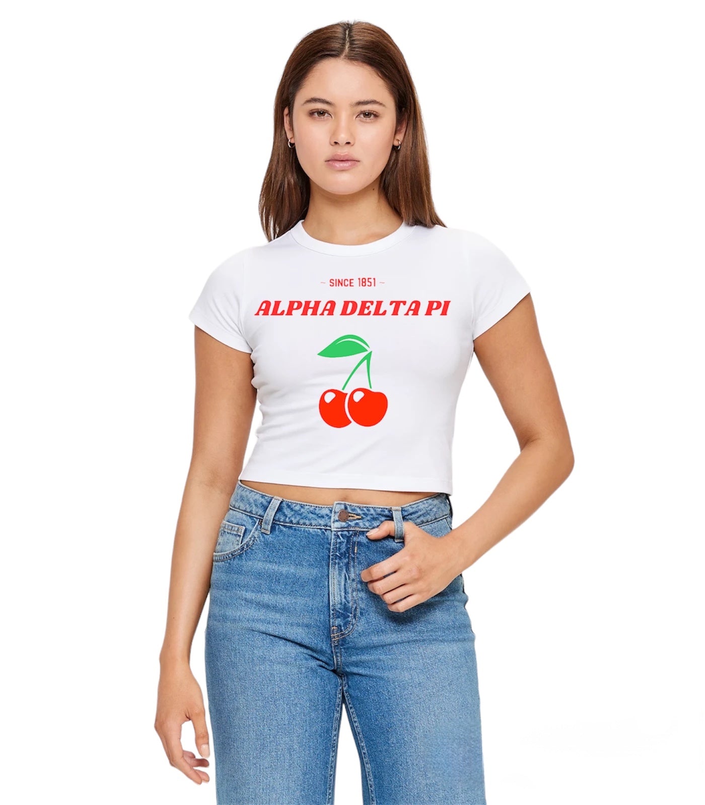 ADPi cropped tee