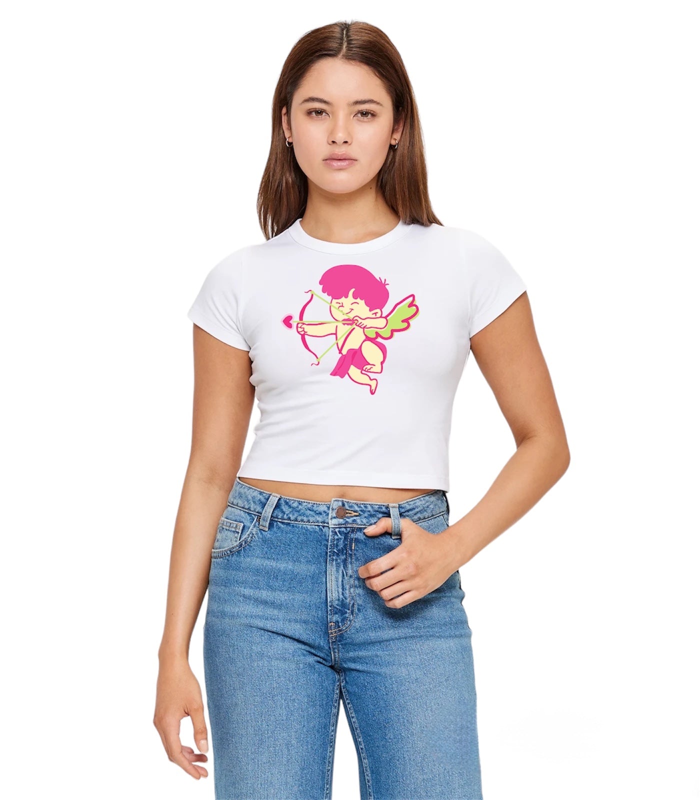 CUPID cropped tee