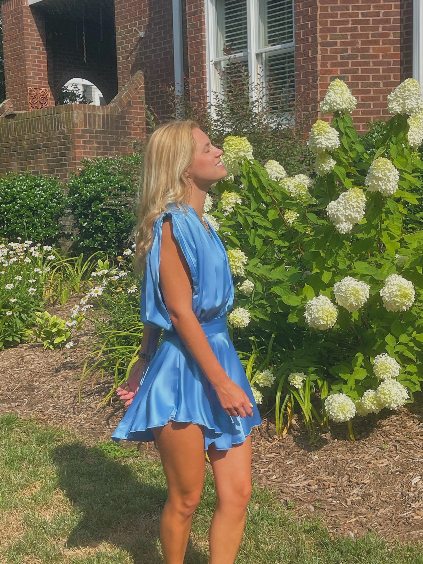 The Mae Mae Blue Romper - AVAIL FOR PREORDER
