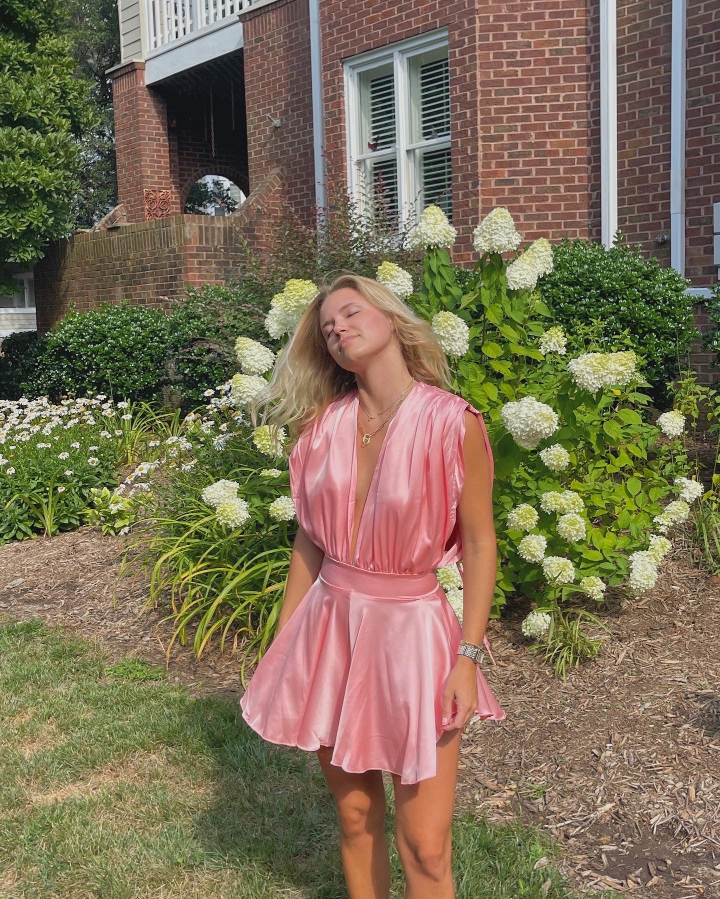 The Mae Mae Pink Romper -  AVAIL FOR PREORDER